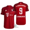 Officiële Voetbalshirt FC Bayern München Robert Lewandowski 9 Thuis 2021-22 - Heren